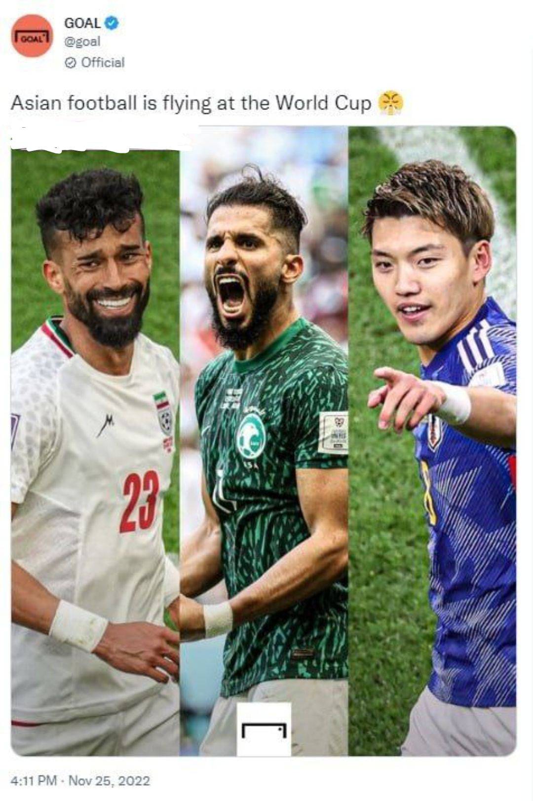 واکنش سایت GOAL به برد ایران مقابل ولز: پرواز فوتبال آسیا در جام جهانی